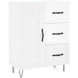 Maison Chic Komoda - Predalnik visok sijaj bela 69,5x34x90 cm inženirski les, (21720052) | Shoptok.si