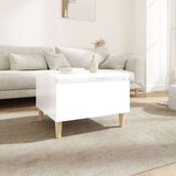 vidaXL Bočni stolić sjajni bijeli 50 x 46 x 35 cm konstruirano drvo | shoptok.hr