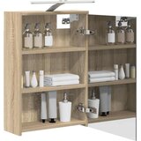  Kopalniška ogledalna omara Sonoma hrast 43 x 16 x 62.5 cm, (5000232889) | Shoptok.si