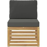  Srednja sofa za van Čvrsto drvo akacije Bijela | shoptok.hr