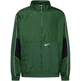 Nike Sportswear Prehodna jakna 'AIR' temno zelena / črna / bela