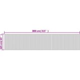 Sobna pregrada siva širina 800 cm visina 165 cm od bambusa | shoptok.hr