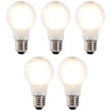 LUEDD Komplet 5 E27 LED žarnic z žarilno nitko A60 motno steklo 4W 320 lm 2700K Cene
