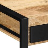 vidaXL Pisalna miza 100x50x75 cm Masivni neobdelan les Mango | Shoptok.si