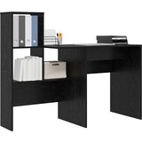 vidaXL Stol Crni hrast 131.5 x 50 x 106.5 cm Konstruirano drvo | shoptok.hr
