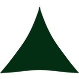 vidaXL Senčno jadro oksford blago trikotno 4x4x4 m temno zeleno, (20609178) | Shoptok.si