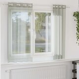 Voile zavjese s ušicama 2 kom svijetlosive 140x140 cm | shoptok.hr