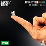 Green Stuff World Clear Resin Crystals Medium | Providni smolasti kristali srednji 9–16mm (30 kom) | Eponuda.com