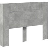  Krevetna ploča s LED-om s policom Beton 140 x 16,5 x 103,5 cm | shoptok.hr