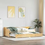  Dnevni krevet s pomoćnim ležajem bez madraca IRUN 90x200 cm | shoptok.hr