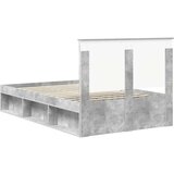  Konstrukcija postelje Beton 120 x 200 cm Masivno borovo les, (5000103550) | Shoptok.si