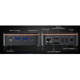 Blackview MP20 AMD R3 3300U/8GB/256GB/HDMI/2xUSB 3.0/1xRJ45/BT/WiFI/W11P Black Slike