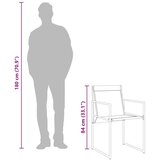  9-dijelni vrtni blagovaonski set crni od tekstilena | shoptok.hr