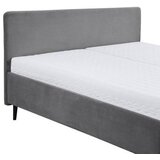 MID.YOU OBLAZINJENA POSTELJA 180 cm x 200 cm , tekstil, leseni material temno siva | Shoptok.si