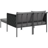  Ležaljka na suncu s jastukom Antracit 153 x 115 x 69.5 cm | Eponuda.com