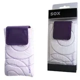 Torbica SOX circle - belo vijolična