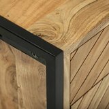  Kreveta 100 x 30 x 75 cm Čvrsto drvo akacije | shoptok.hr