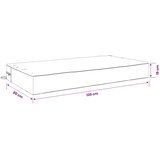  Jastuk za sjedalo SOEST 100% poliester Bijela 120 x 80 x 15 cm - Bijela 120 x 80 x 15 cm Melange | shoptok.hr