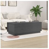  Klubska mizica siva 100x50x35 cm trdna borovina | Shoptok.si