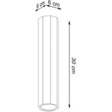  Sollux SL.1034 - Spot svetiljka ZEKE 1x GU10/40W/230V, 30 cm, hrast | Eponuda.com