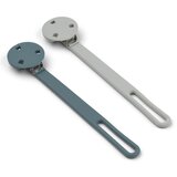 Liewood set 2 silikonskih priponk za dudo willow whale blue dove blue mix | Shoptok.si