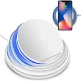 Slikonski zložljiv brezžični indukcijski polnilec 10W USB Qi Fast