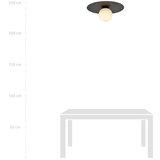  plafonsko svetlo solar 1xE14/10W/230V crno/belo | Eponuda.com