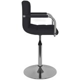 vidaXL Jedilni stol črno blago, (20939982) | Shoptok.si