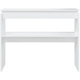  Konzolni stol bijeli 102 x 30 x 80 cm od konstruiranog drva | shoptok.hr