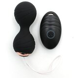  Keglove kroglice z vibracijami in daljinskim upravljalnikom Cannes Black, (21078044) Cene