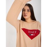 Vikki Blouse-VI-BZ-2911.82P-dark beige Cene