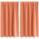  Zavjese za blackout s prstenovima 2 pcs Terakota 140 x 140 cm | shoptok.hr