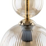 Visilica na sajli SOPHIA 1xE14/10W/230V crna/zadimljeno bež | Eponuda.com