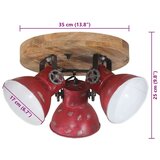  Stropna svjetiljka 25 W pohabano crvena 35 x 35 x 25 cm E27 | shoptok.hr