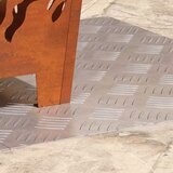  Stepenica Pravokutni 2 pcs Srebrno 60 x 50 cm Aluminij | shoptok.hr