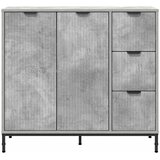  Kreveta Betonski sivi 89,5 x 33 x 82 cm Konstruirano drvo | shoptok.hr