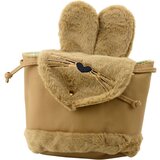 Dječji ruksak s plišanim ušima i podesivim remenom, bež boje, 22 cm, 4 l | shoptok.hr