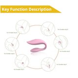 Erospace C-Type Vibrator App Control Sweet Play A7 Pink | Shoptok.si