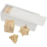 Igra edukativna BRAIN 3D set drvenih puzzli u drvenoj kutiji 20,7x7,7x6,9cm