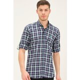 Dewberry G741 MEN'S SHIRT-LACİVERT-GREEN | shoptok.hr