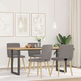  Jedilni stoli 4 kosi taupe blago, (21828439) | Shoptok.si