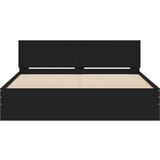  Okvir za krevet s uzglavljem crni 140x200 cm | Eponuda.com
