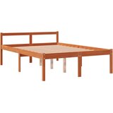 vidaXL Krevet za starije osobe voštano smeđi 120 x 190 cm od borovine | shoptok.hr