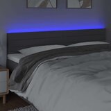  Posteljno vzglavje temno sivo 180x5x78/88 cm blago, (20953973) | Shoptok.si