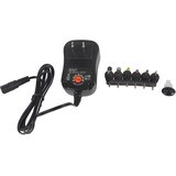 WIRELESS PLACE Univerzalni nastavljivi AC/DC polnilnik s preklopnim napajanjem od 100 do 240 V do 3 V/4,5 V/5 V/6 V/7,5 V/9 V/12 V z močjo 12 W, (5000129251) | Shoptok.si