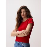 Reserved Bluza od žerseja - crvena | shoptok.hr
