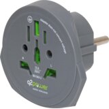 q2power adapter, potovalni, univerzalni - svet v Evropo | Shoptok.si
