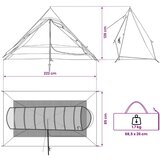 Šator za planinarenje Plava 222 x 85 x 125 cm - Plava | shoptok.hr