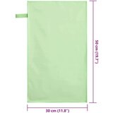 vidaXL Športne brisače 2 pcs Zelena 50 x 30 cm Poliester in poliamid | Shoptok.si