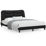 vidaXL Okvir kreveta LED crno-bijeli 120 x 200 cm umjetna koža Cijene